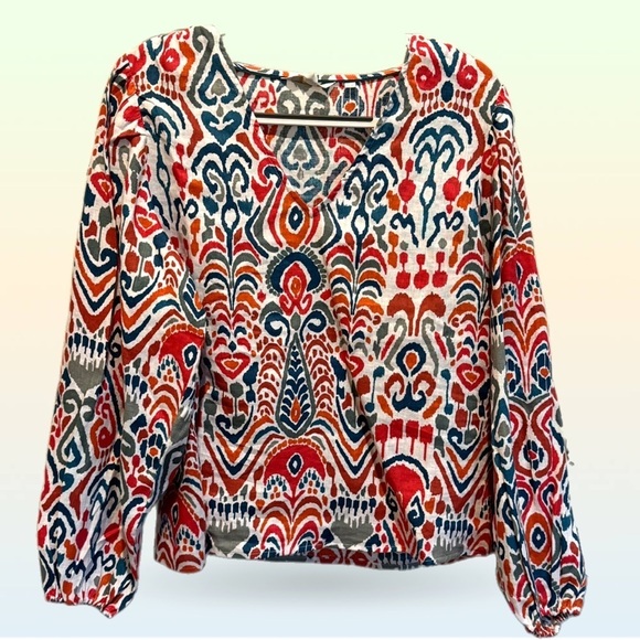 Boden Tops - NWT Women’s Boden V Neck Linen Top Size 10